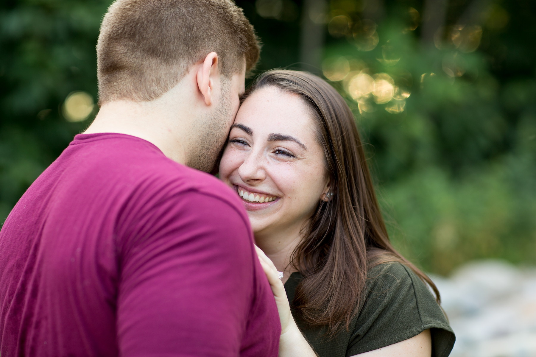 fun engagement photos at Fort Hunter